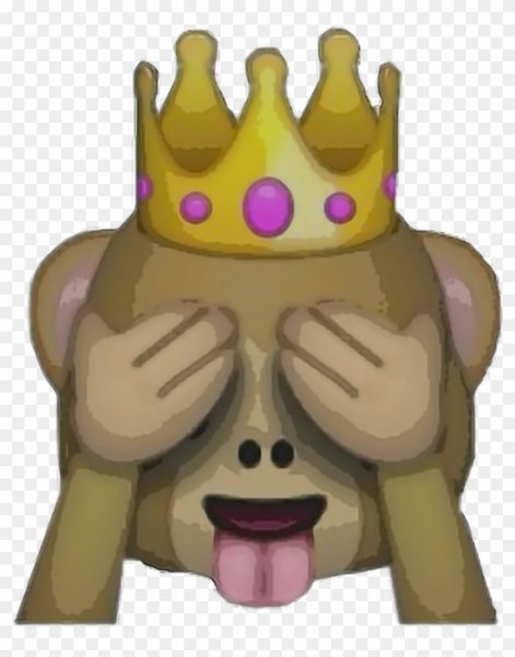 Смайлик обезьянка