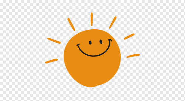 Рисунки солнышко оранжевое