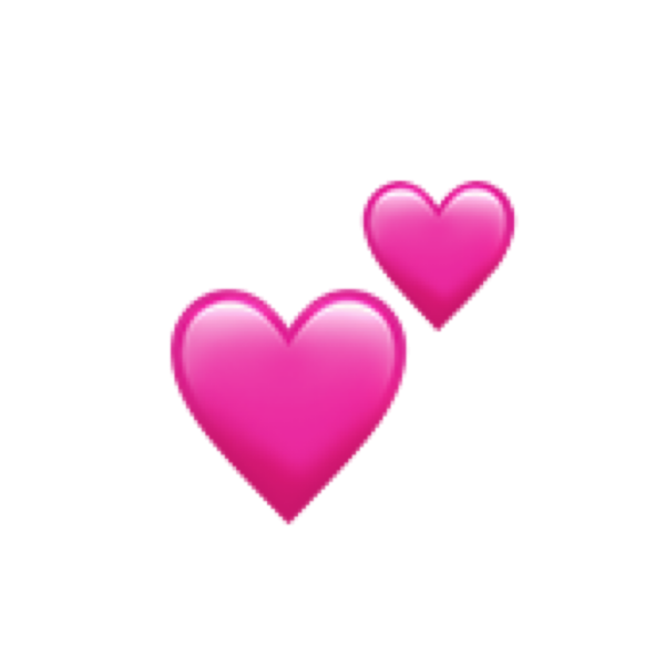 Смайл розовое сердце