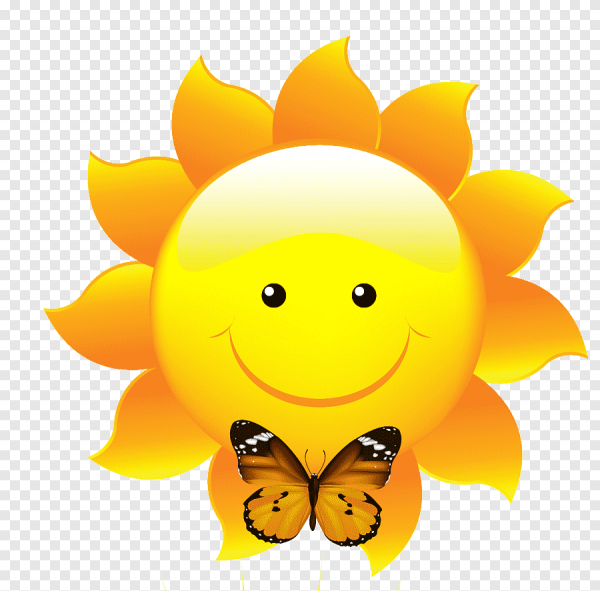 Солнышко улыбается