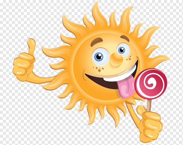 Солнце улыбается