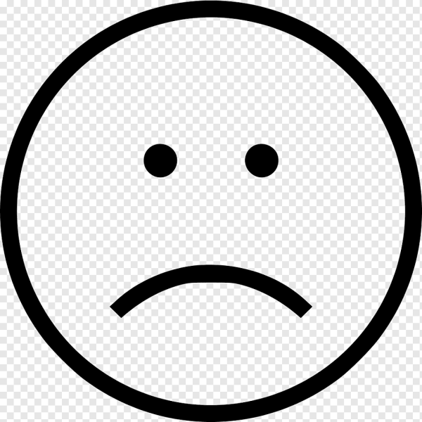 Грустный смайлик