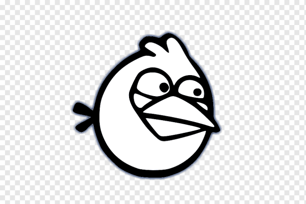 Энгри бердз 2 черно белые