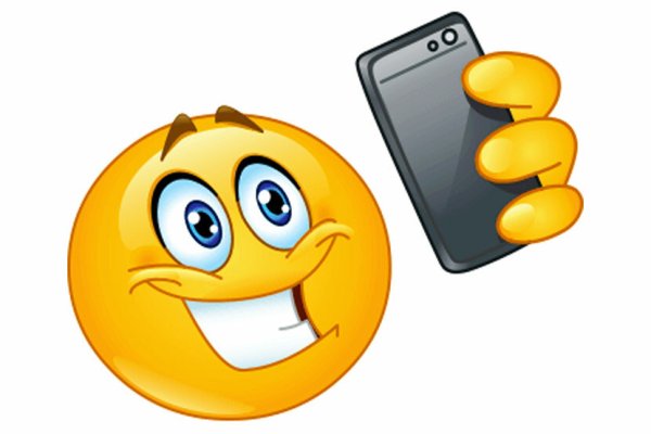 Смайлик сотовый телефон