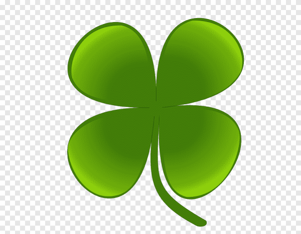 Логотип Клевер четырехлистный