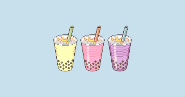 Bubble Tea мультяшный