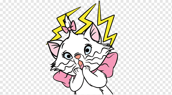 Стикеры ВК кошечка Мари