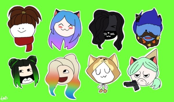 Кошка Лана Стикеры