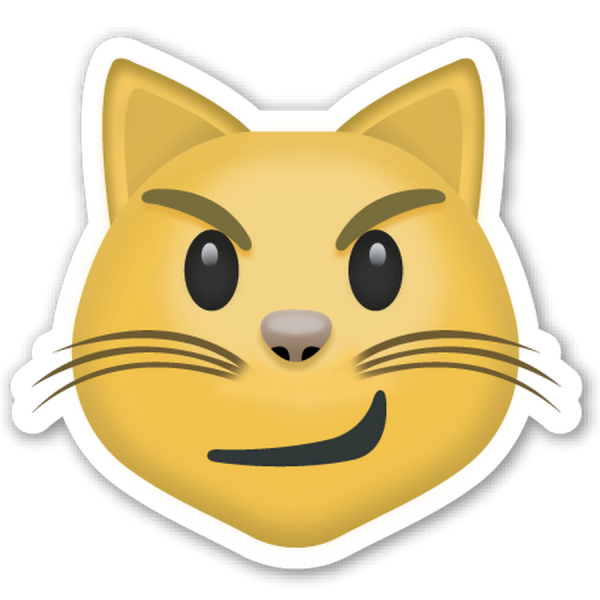 Смайлик кошка