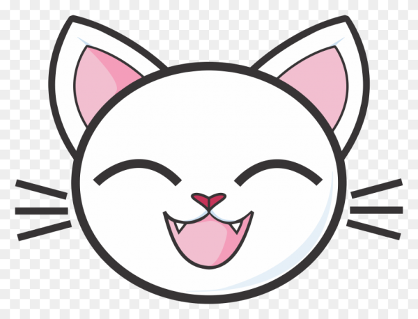 Мультяшная морда кота