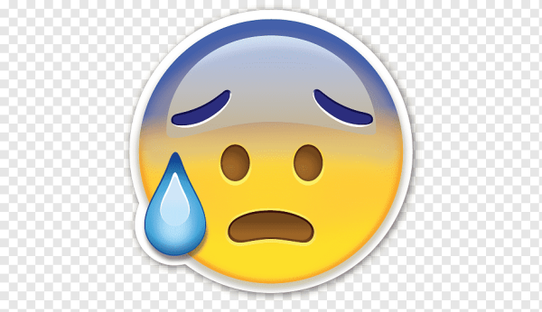 Огромный Плачущий смайлик