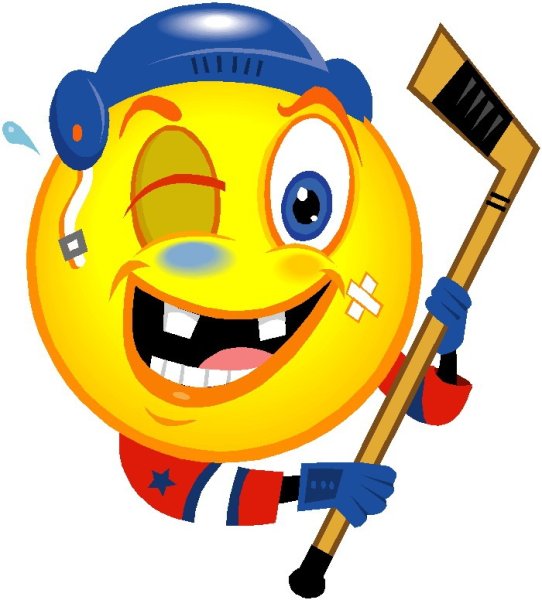 Смайлик хоккеист