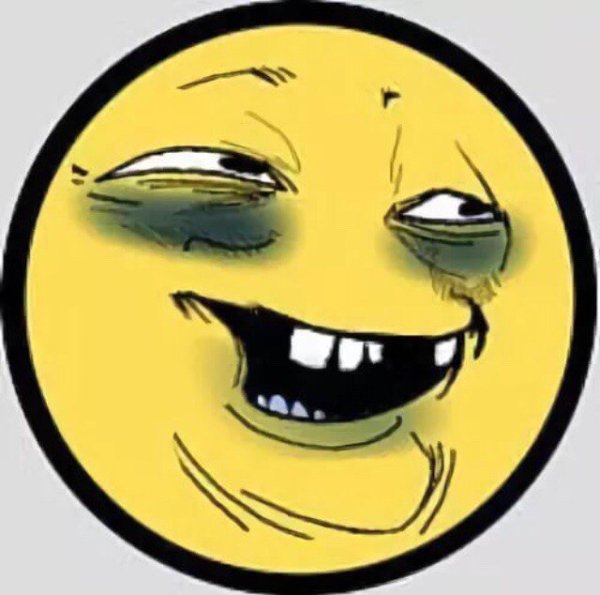 Смайлик с подбитым глазом