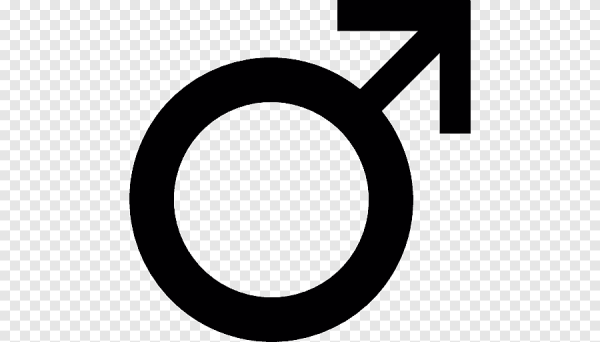 Значок самца