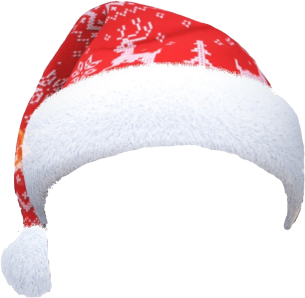 Новогодняя шапка Снегурочки