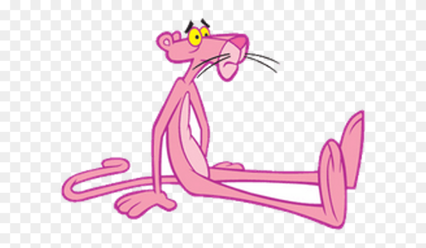 Розовая пантера без фона