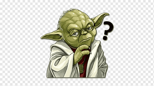 Йода на белом фоне