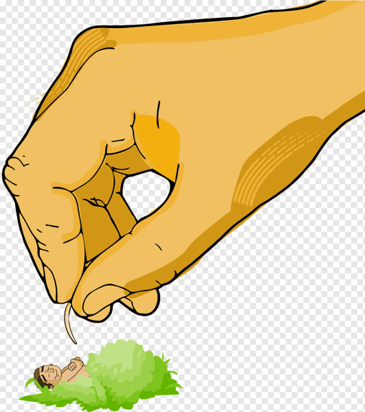 Щепоть из пальцев