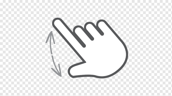 Палец свайп