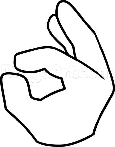 Знак ок пальцами рук