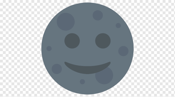 Смайлик полнолуние