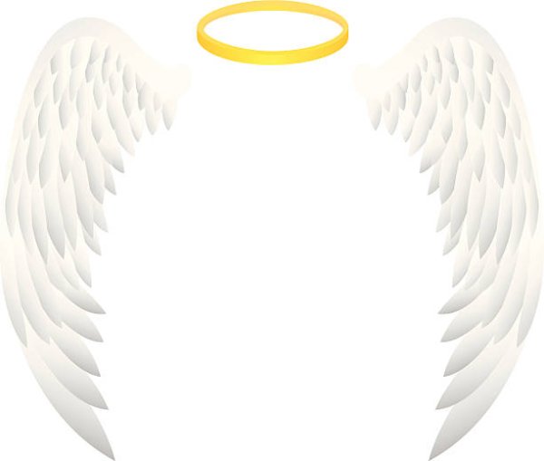 Крылья и нимб ангела