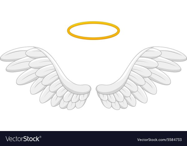 Крылья и нимб ангела