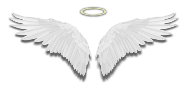 Крылья и нимб ангела