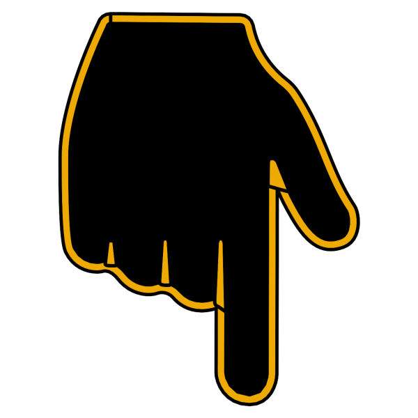 Указательный палец вниз