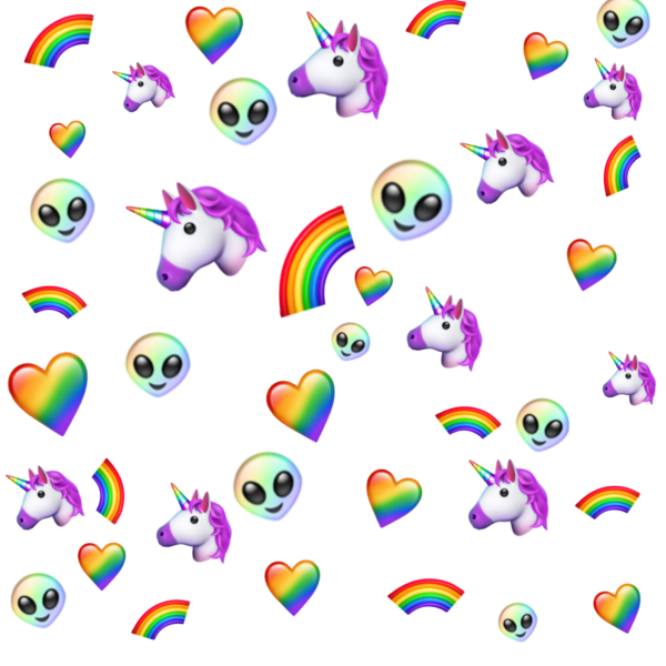 Радужные смайлы