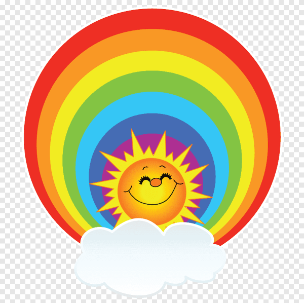 Солнышко с радугой