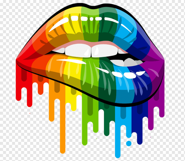 Радужные губы