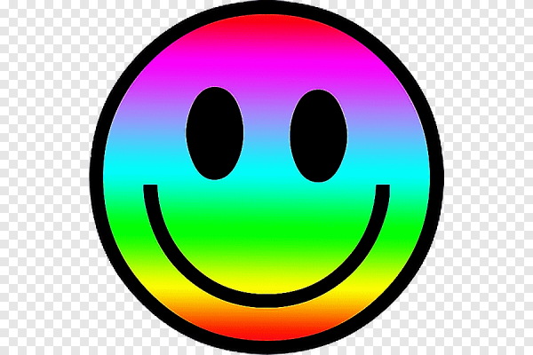 Разноцветные смайлы