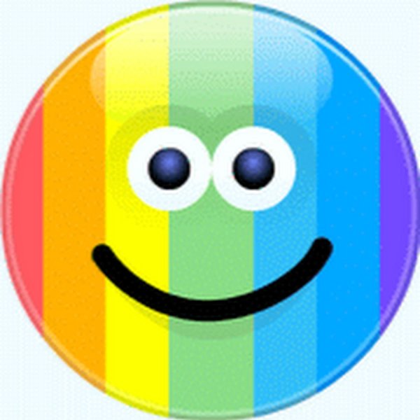 Радуга стикер