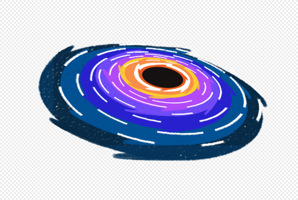 Черная дыра мультяшная