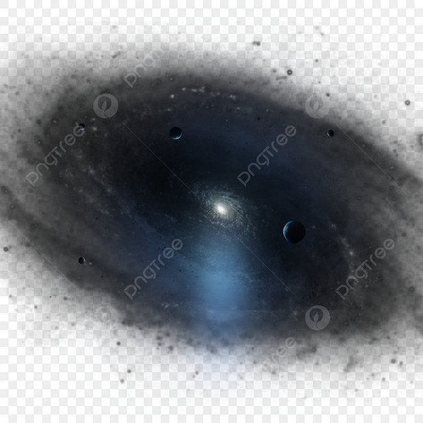 Черная дыра без фона