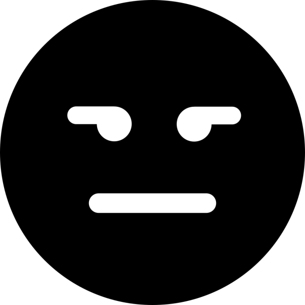 Смайл черное лицо