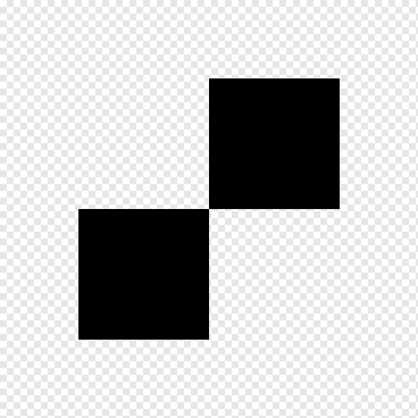 Смайл черный квадратик