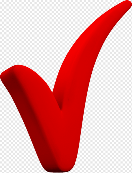 Красная галочка