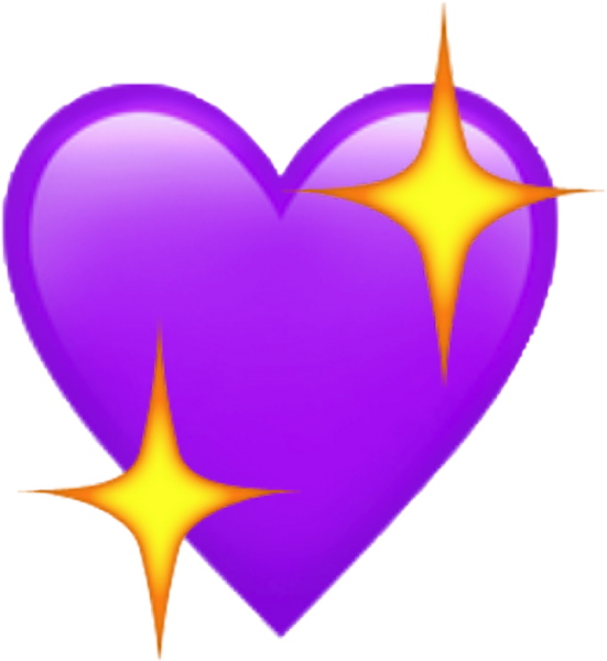 Сердце фиолетовое