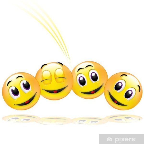 Смайлы в ряд