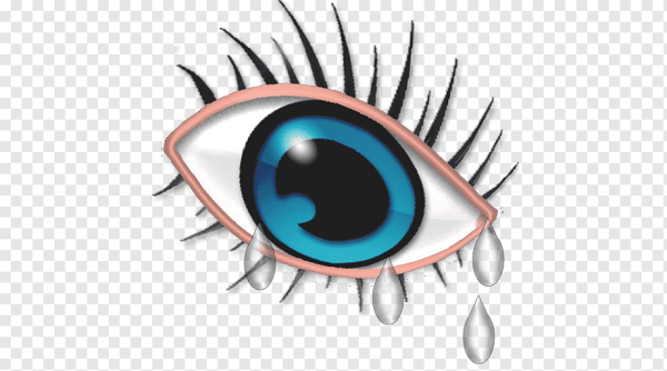 Глаза со слезами мультяшные
