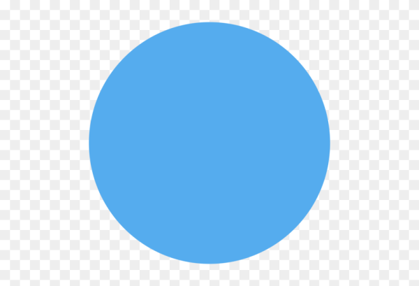 Нежно голубой круг