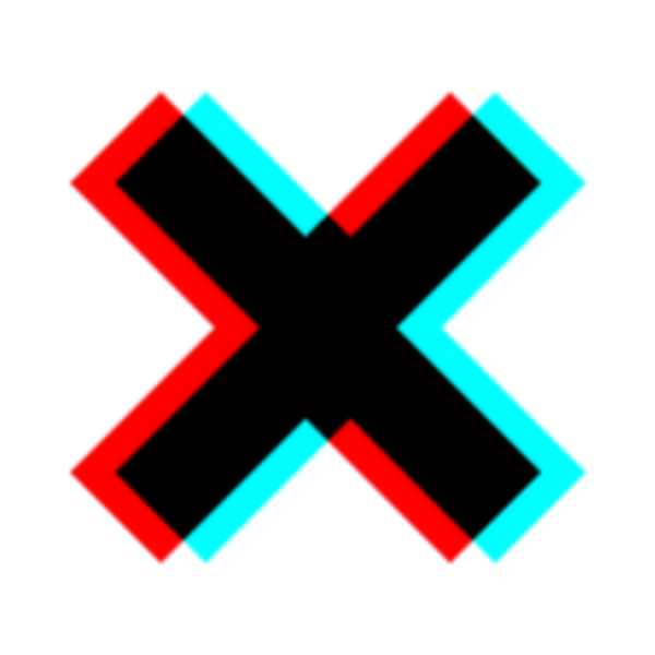 Крестик на белом фоне