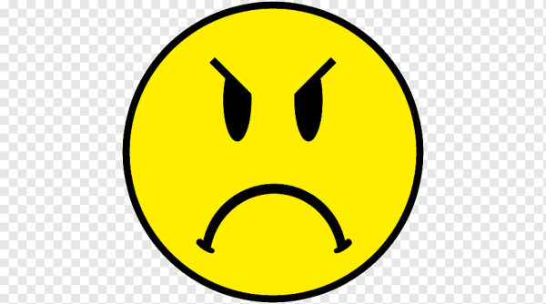 Грустная улыбка смайлик