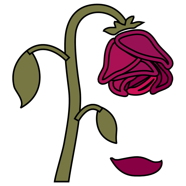 Эмодзи роза