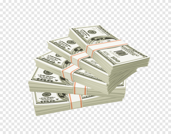 Деньги на прозрачном фоне для фотошопа