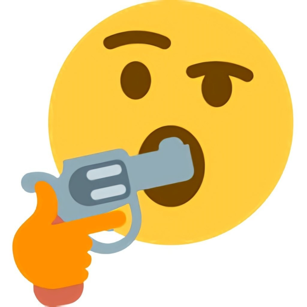 Смайлик с пистолетом