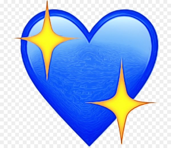 Эмодзи синее сердце