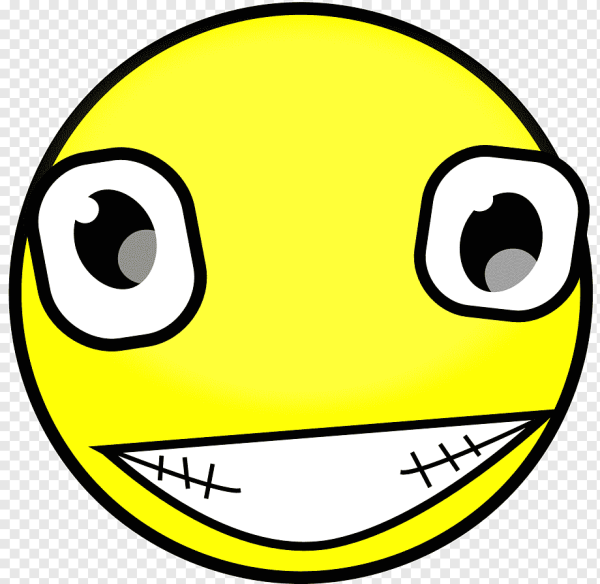 Страшный улыбающийся смайлик